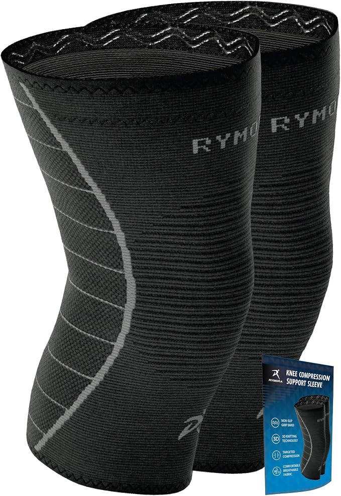 Rymora Knee Supports for Men and Women - Choice of Single or Pair