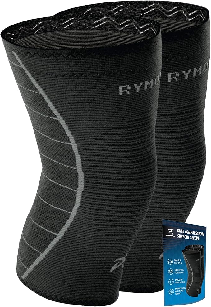 Rymora Knee Supports for Men and Women - Choice of Single or Pair