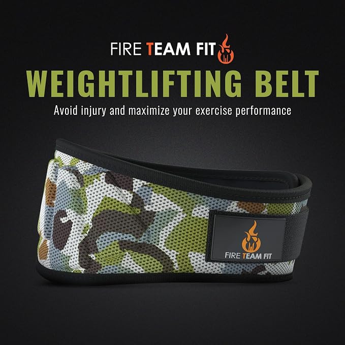 Weight Lifting Belt for Men and Women, 6 Inch, Bodybuilding & Fitness Back Support for Cross Training Workout, Squats, Lunges