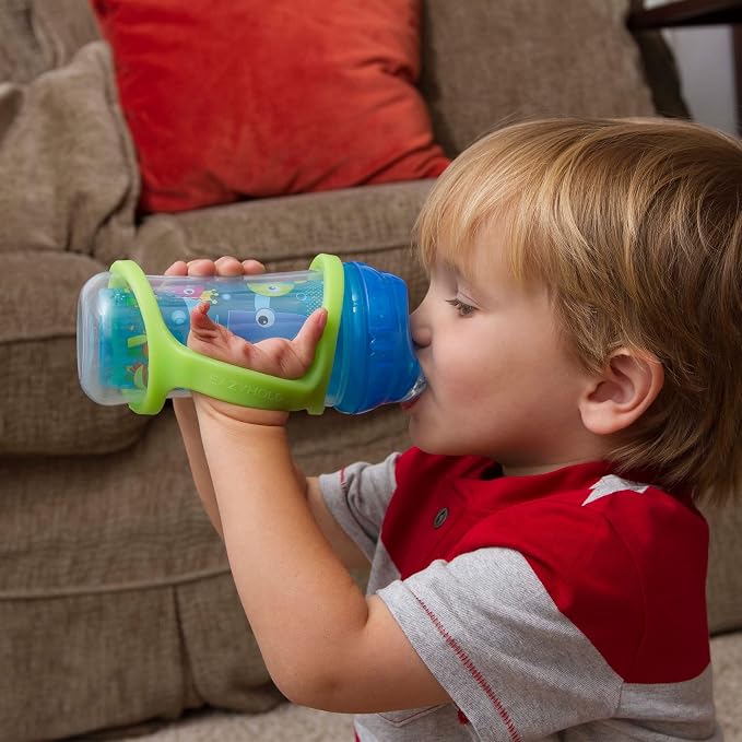 EazyHold Easy Grip Baby Sippy Cup Holder, 360 Transition Trainer Cup Alternative, Infant, Child, Silicone Pediatric Adaptive Aid Band for Limited Hand Mobility, Cerebral Palsy - One Piece