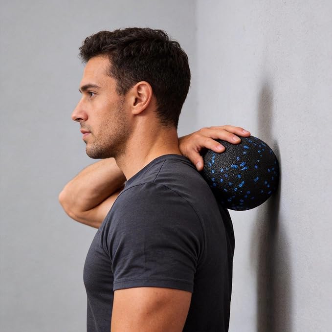 Mini Foam Roller Peanut Ball for Muscle Massage - for Trigger Point, Myofascial & Deep Tissue Massage. Ideal Pre/Post-Workout to Relax Tight Muscles, Relieve Soreness & Accelerate Recovery