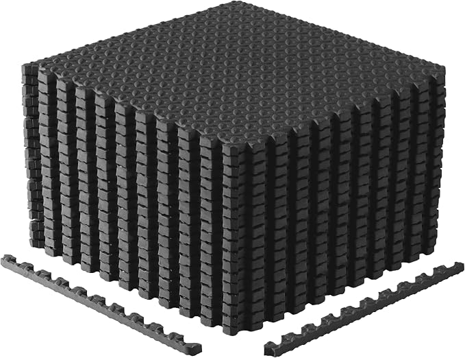 CAP Puzzle Exercise Mats | 3/4” Thick EVA Interlocking Foam Tiles for Home Gym Flooring | Multiple Options