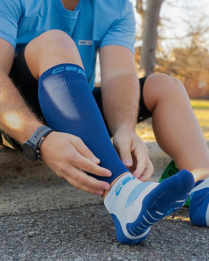 CEP Core Run Calf Sleeves 5.0 for Men – Compression Support, Breathable, Quick-Dry, Shin Splint Relief