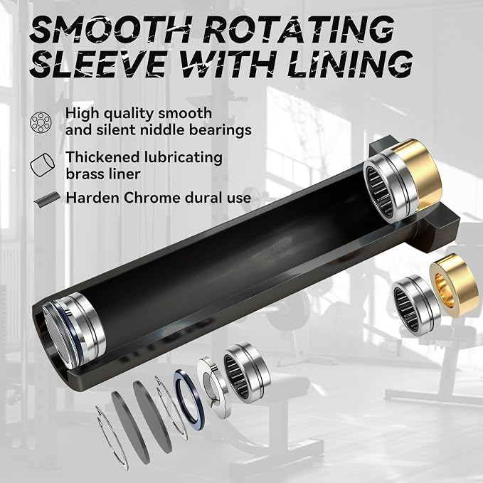 EVERYMATE 5LB Mini Barbell Bar Beginner Women Kid Barbell Total Body Workout Weighted Bar,for Strength Training, for Youth Children New Weightlifting