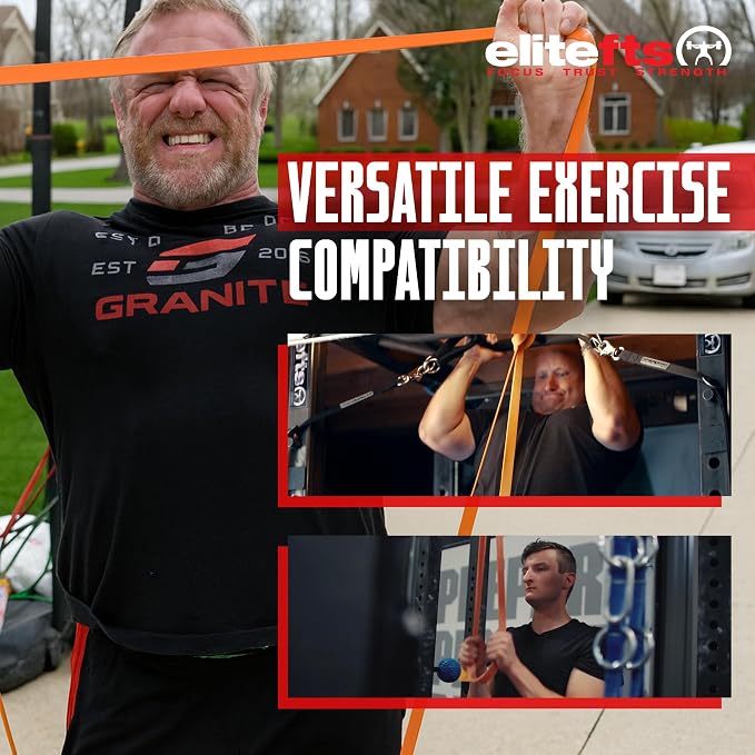 EliteFTS Pro Resistance Band - Boost Core Stability and Flexibility with This Portable, Joint-Friendly Tool