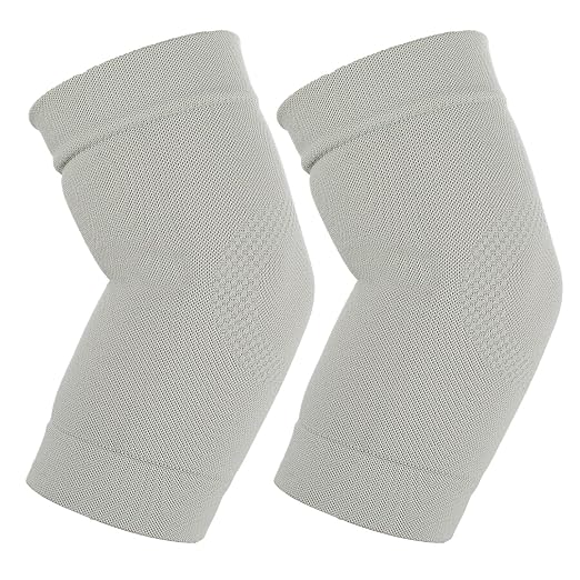 Sibba Elbow Compression Sleeve, 2 Pairs Arm Support Elbow Sleeves, Tennis Elbow Compression Support Sleeve, Elbow sleeve for weightlifting, Elbow Pads for Sports Protection And Pain Relief (Gray, 1 Pair)
