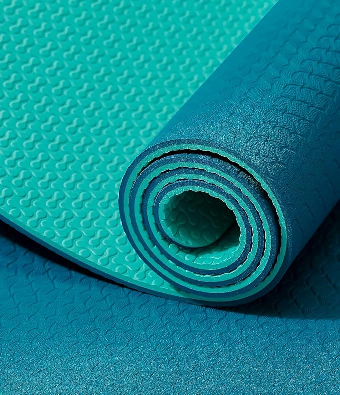 IUGA Yoga Mat Thick Non Slip Anti-tear Pilates Mat Eco Friendly Hot Yoga Mats for Workout & Exercise(72"x 24"x 6mm)