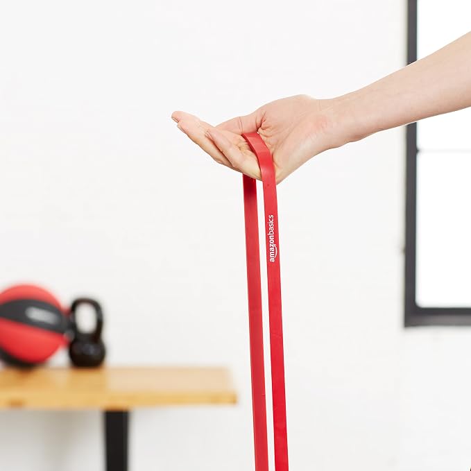 Amazon Basics Resistance Pull-Up Bands for Exercise, Workout, Stretching and Muscle Training