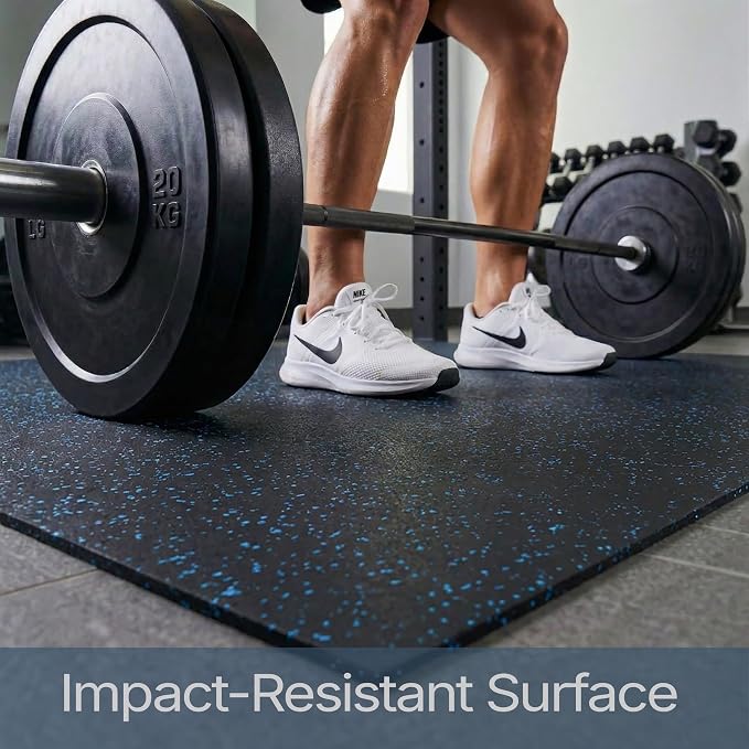 Flooring Inc's 1/4" Thick Tough Rubber Flooring Roll | Flexible Recycled Rubber Floor Mats for Home Gym | Heavy Duty Rubber Mat for Home Gyms, Sheds, Horse Stall Mat or Trailer