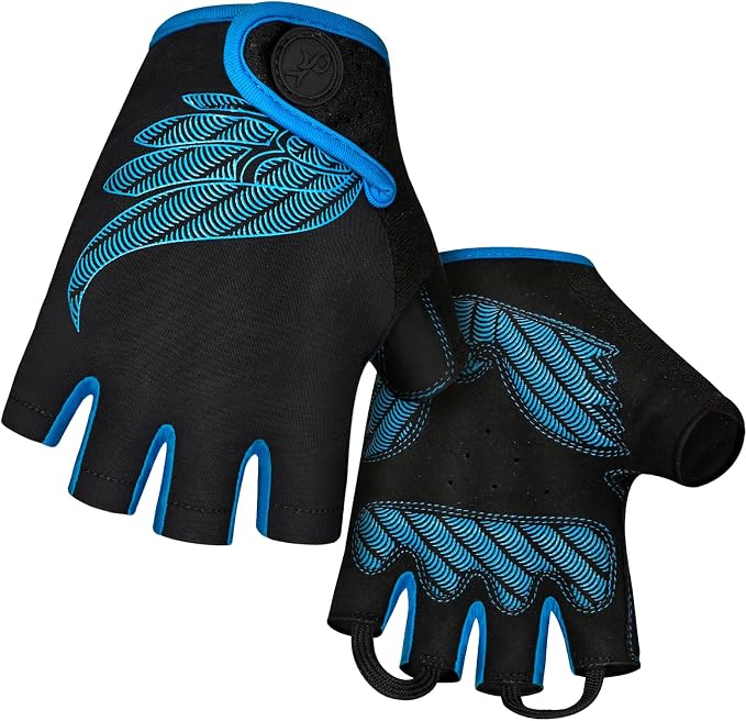 Cycling Gloves Bike Bicycle Gloves, Half Finger 5MM Gel Anti-Slip | Biking Gloves for Men Women Gym workout exercise Motorcycle Hiking Rowing Outdoor Sports