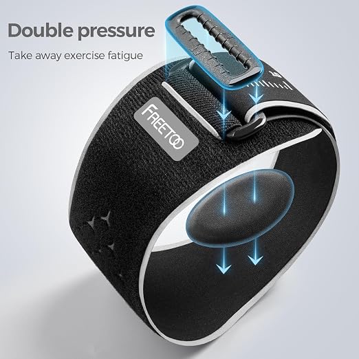 FREETOO Tennis Elbow Brace for Men Women for Tendonitis,Golfers Elbow | Tennis Elbow Strap Band,Forearm Brace,Counterforce Brace,Lateral Medial Epicondylitis,Gel Pad,Adjustable,Compression