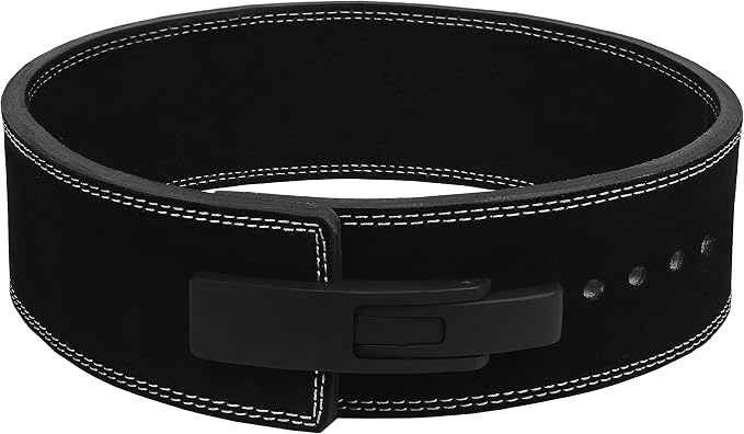 DEFY Weightlifting Lever Belt – 4” Wide Powerlifting Strongman Gym Belt for Men & Women – 10MM Lever Belt for Lower Back Support, Workout, Deadlift & IPF Bodybuilding