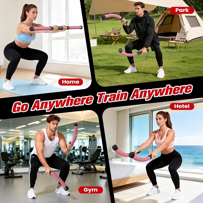 Relife Ropeless Battle Ropes，Weighted Cordless Battle Ropes for Home Gym | Portable Home Gym Equipment for HIIT, Strength Building, Low-Impact Cardio for Men & Women