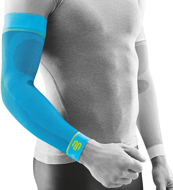Bauerfeind Sports Compression Arm Sleeves - Gradient Compression Improves Oxygen/Blood Circulation - 1 Pair