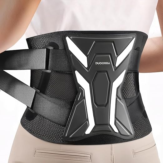 Back Brace for Men & Women Lower Back Pain Relief, Sciatica Pain Relief, Herniated Disc, Scoliosis-Breathable Back Support Brace with 26° Ergonomic Bionic Curve Support Stays