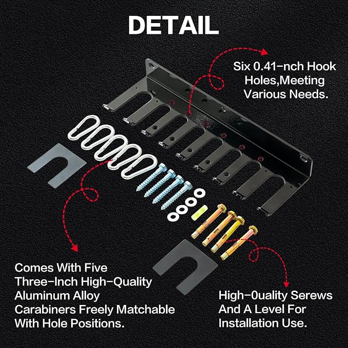 Wall-Mounted Strength Training Plate Storage Rack – Heavy Duty 2” Weight Plate Holder with Foam Padding, Bumper Plate Storage for Home Gym, Garage, and Power Rack.The outer surface of 1-pack and 2-pack products is bright color.4 Pack,6 Pack and 8 Pack ...