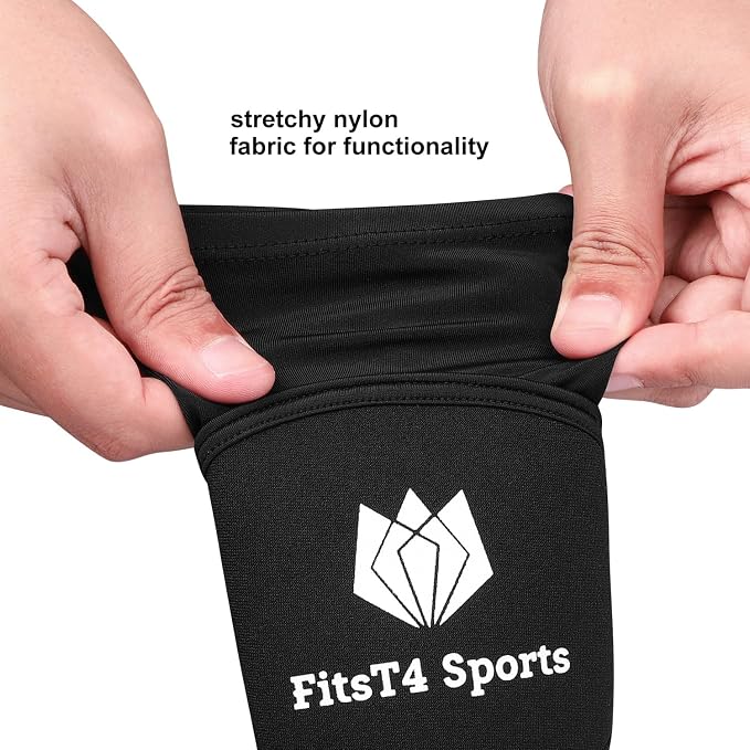 FitsT4 Sports Volleyball Arm Sleeves for Girls Passing Forearm Sleeves with Protection Pads and Thumbhole for Youth