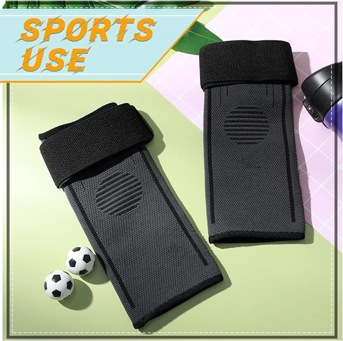 Tarpop 1 Pair Ankle Brace for Kids Compression Ankle Sleeves Adjustable Foot Support Brace Elastic Guard for Children Boys Girls Sports Running Jogging Dance Fitness Gymnastics(Black,Small)