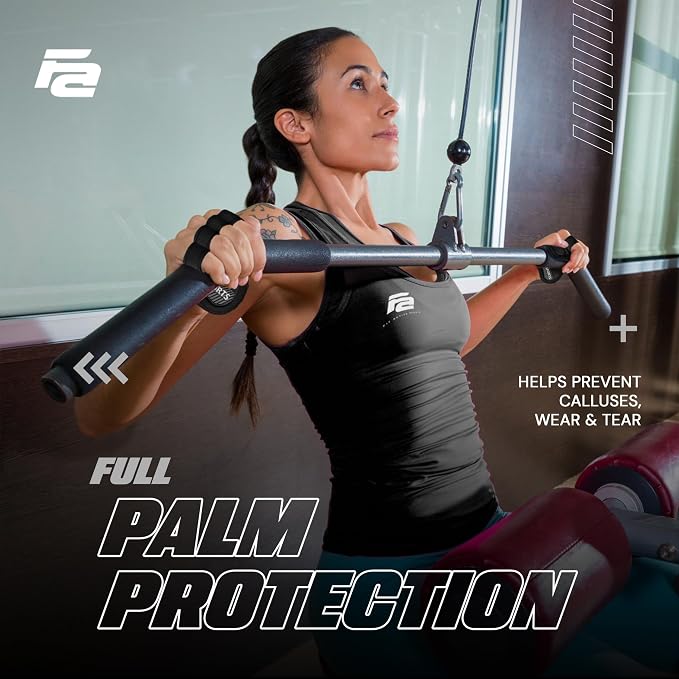 Workout Gloves for Gym - Durable Gym Grips, & Grip Pads - Rubber Padding to Avoid Calluses - Suits Men & Women