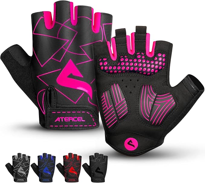 ATERCEL Cycling Gloves, Bike Gloves for Men Women, Bicycle Glove for Cycling, Workout, Gym, Training, Weight Lifting Outdoor, Mountain Bike, and Riding