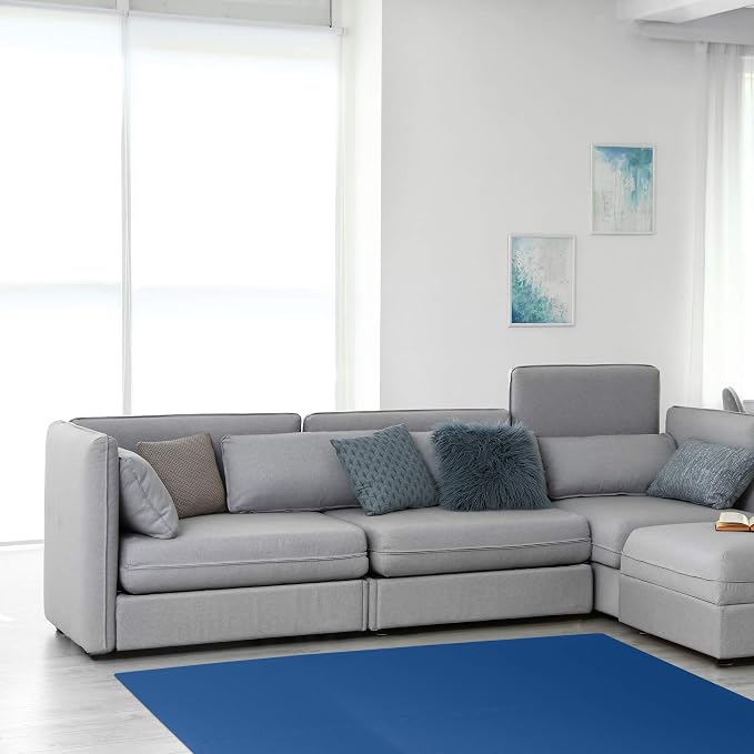 We Sell Mats 1/2 Inch Thickness Multipurpose EVA Foam Floor Tiles, Interlocking Floor Mat for Indoor Gym and Home Use, 24 in x 24 in, Blue