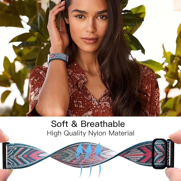 Lerobo Braided Band Compatible with Apple Watch Series 11 10 9 8 7 46mm 45mm 41mm Ultra SE 3 2 1 49mm Series 6 5 4 3 44mm 40mm 38mm 42mm Men iWatch Bands Women Stretchy Nylon Solo Loop Sport Strap