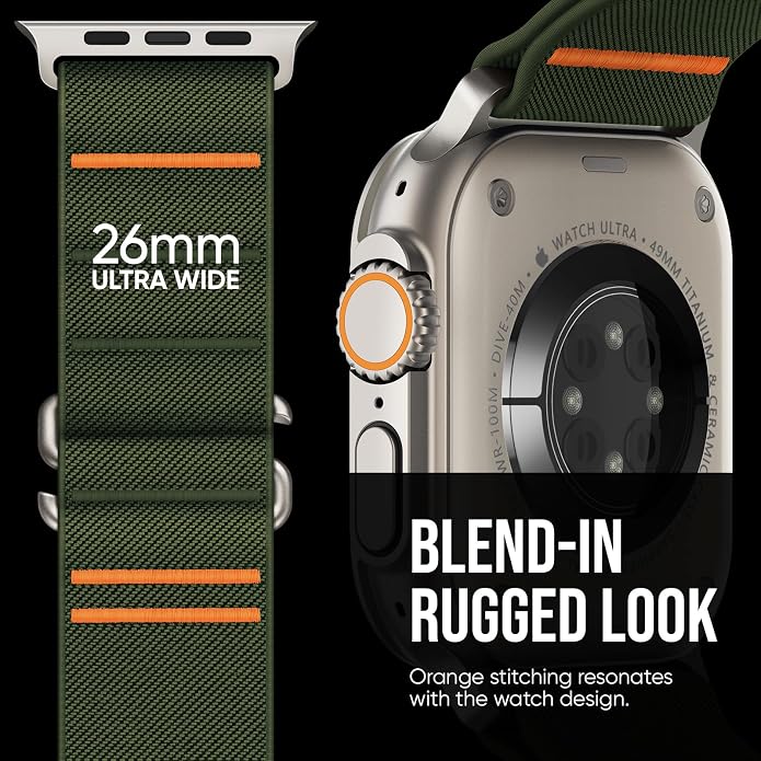 Suitisbest 2 Pack Sport Band Compatible with Apple Watch Ultra Band 49mm 46mm 45mm 44mm 42mm 41mm 40mm 38mm, Stretchy Sport Loop Strap for iWatch Series 11 10 9 8 7 6 5 4 3 2 1, SE 3 2 1, Ultra 3 2 1