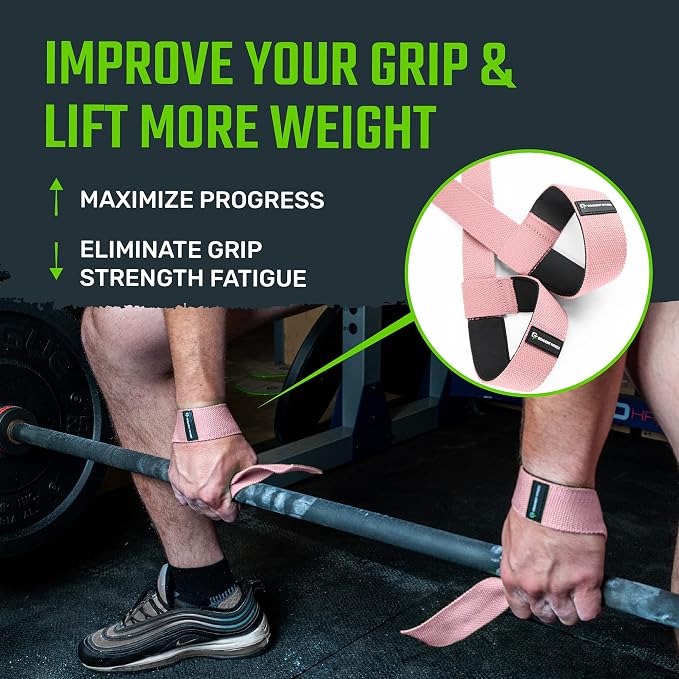 Gradient Fitness Lifting Straps | Wrist Straps for Weightlifting, Deadlift Straps, Lifting Straps for Weightlifting, Straps for Weight Lifting, Weight Lifting Straps for Men/Women, Gym Lifting Grips