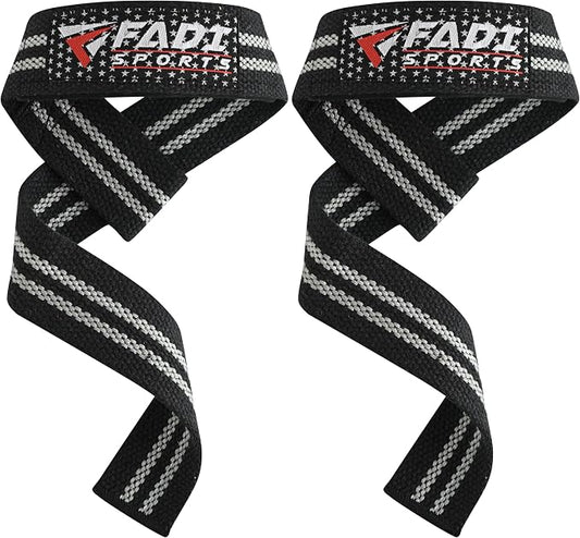 Lifting Wrist Straps for Weightlifting, Bodybuilding, Powerlifting & Deadlifts – 24 Inch Cotton Straps with Padded Neoprene for Strength Training & Grip Support