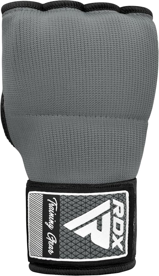RDX Gel Boxing Hand Wraps Inner Gloves Men Women, Quick 100cm Long Wrist Straps, Elasticated Padded Fist Under Mitts Protection, Muay Thai MMA Kickboxing Martial Arts