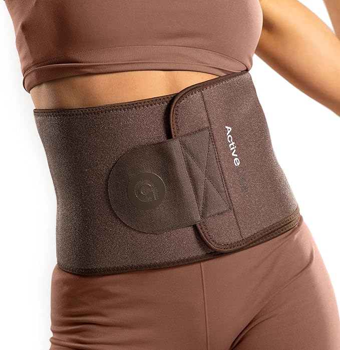 Premium Waist Trimmer & Trainer Belt for Men and Women - Sweat-Enhancing Slimming Wrap for Stomach, Adjustable Fit