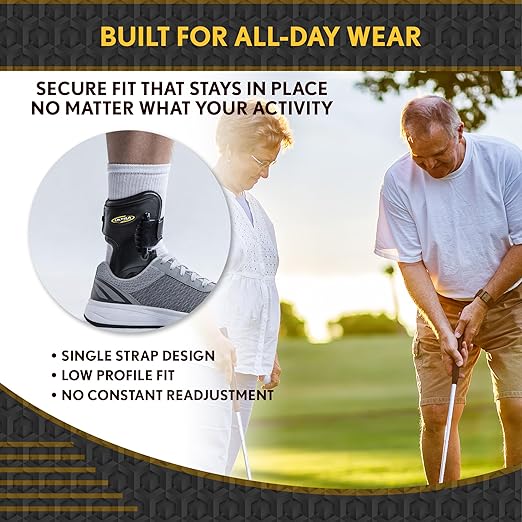 Ultra High-5 Rigid Ankle Brace – Chronic Ankle Instability, Boot Ready | Orthopedic Ankle Stabilizer · Work Boots · Hiking Boots · Active Adults · Daily Use · Weak Ankles · Rolling Ankles