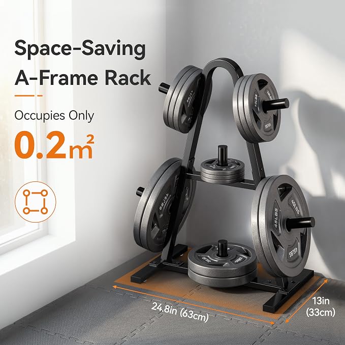 Weight Rack for Home Gym, 400 LB Weight Tree