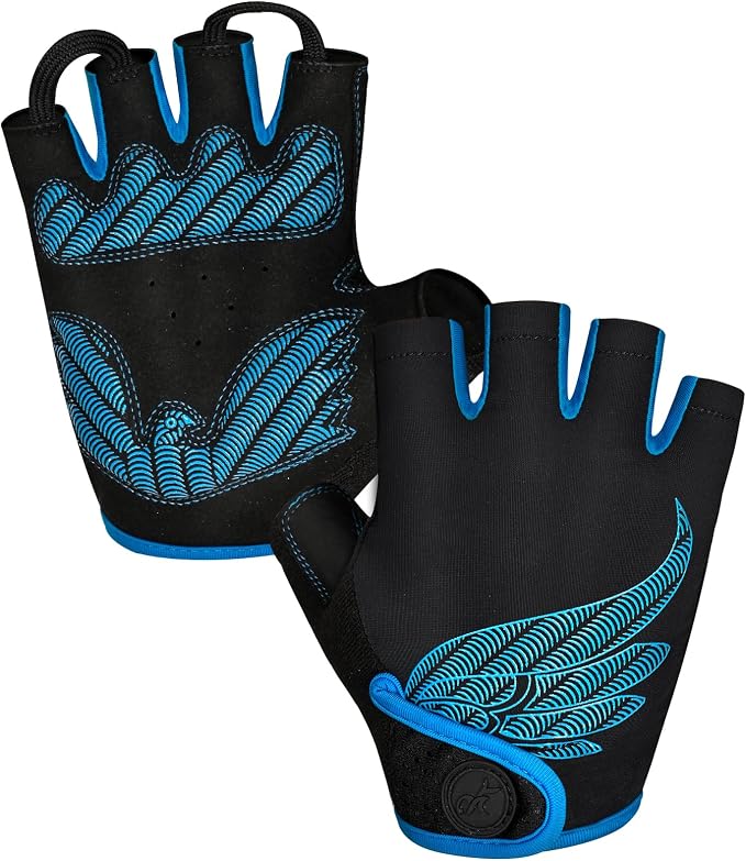 Cycling Gloves Bike Bicycle Gloves, Half Finger 5MM Gel Anti-Slip | Biking Gloves for Men Women Gym workout exercise Motorcycle Hiking Rowing Outdoor Sports