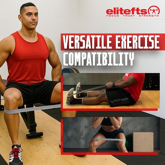 EliteFTS Pro Resistance Band - Boost Core Stability and Flexibility with This Portable, Joint-Friendly Tool