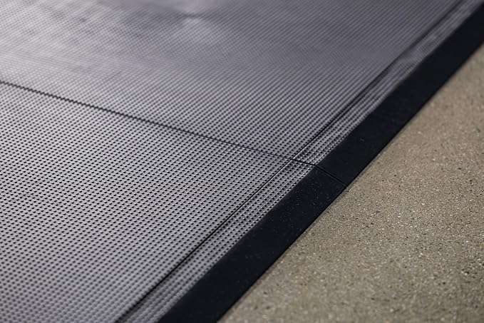 Baselayer Interlocking Floor Tile Trim Pieces - Beveled Edges and Corners - Durable ½ in TPE (Rubber Like, NOT Foam, no Odor) - 10 Edges and 4 Corners - Made in USA