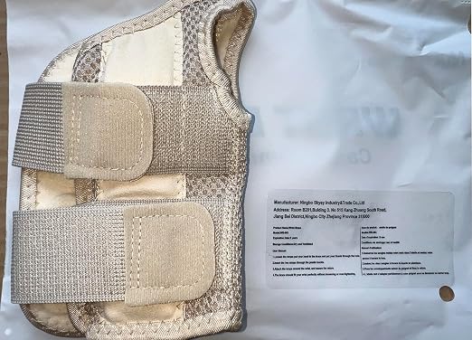 NuCamper Wrist Brace for Carpal Tunnel Night Wrist Support Left Hand Beige | Wrist Splint for Men Women, Tendonitis Arthritis Pain Relief,Adjustable Compression Hand Braces, Sleeping, Office Work Typing