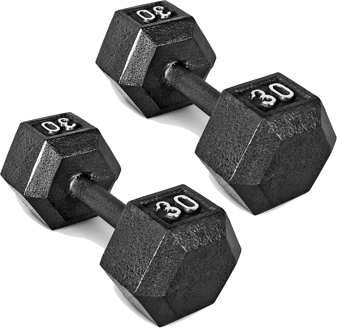 CAP Barbell Cast Iron Hex Dumbbell | Multiple Options