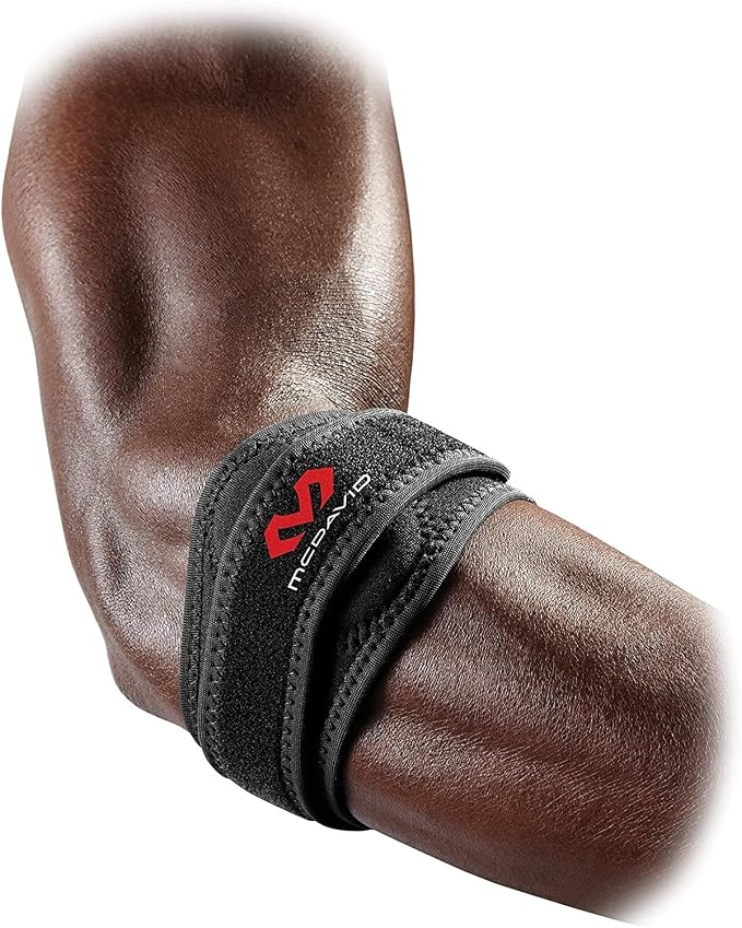 Mcdavid Tennis Pickleball Elbow Brace for Men & Women, Tendonitis Elbow Brace & Strap Golfers Elbow Brace Counterforce Band for Tendon Pain Relief & Support for Forearm