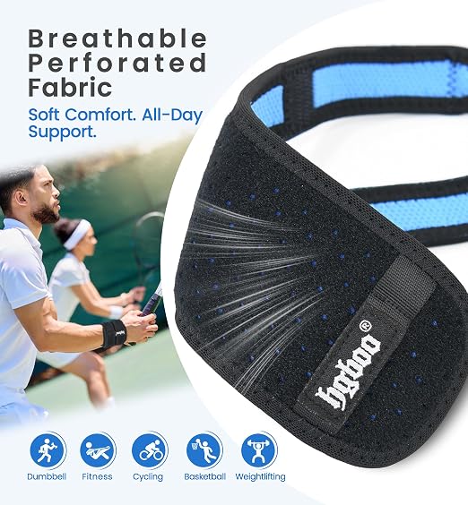 2-Pack TFCC Wrist Brace Support for Ulnar Pain, Carpal Tunnel & Tendinitis Relief, Dual Adjustable Straps Wrist Wrap, Breathable Comfortable Wrist Brace for Sports, Work & Daily Use (Black)