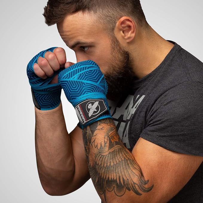 Hayabusa 4.0 Perfect Stretch Boxing Hand Wraps | Boxing Hand Wraps, Boxing Wraps, Muay Thai Hand Wraps, Wrist Wraps Boxing, Hand Wraps for Boxing Gloves, 180 Inch Hand Wraps