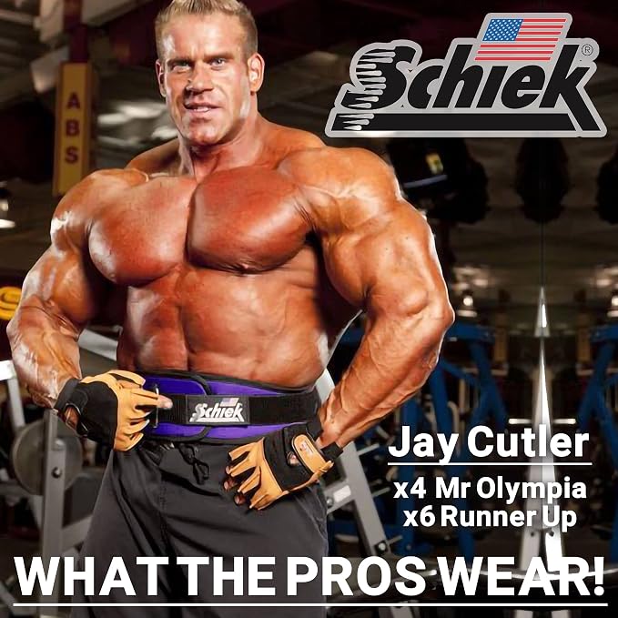 Schiek Sports 2006 Nylon 6" Weight Lifting Belt - Support Belt for Power Lifting