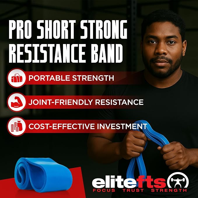 EliteFTS Pro Resistance Band - Boost Core Stability and Flexibility with This Portable, Joint-Friendly Tool