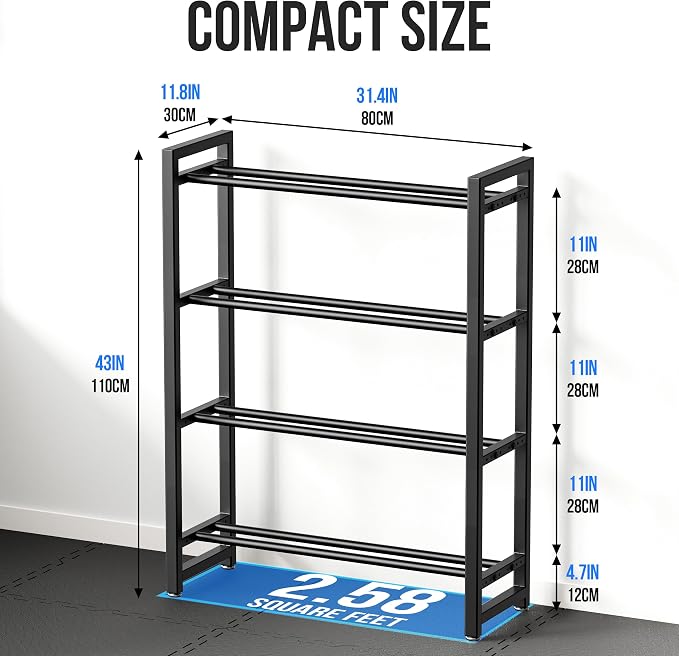 3 Tier Dumbbell Rack, Weight Rack for Home Gym