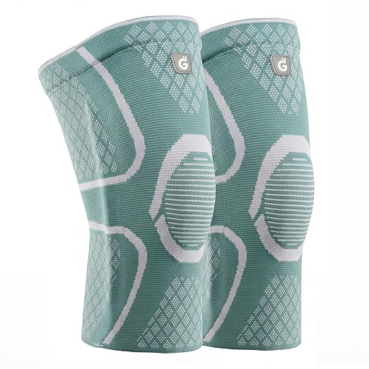 GOOGAH Knee Brace for Women Men - Knee Compression Sleeve for Knee Pain Relief, Arthritis, Meniscus Tear, ACL & MCL Support (2 Pack)