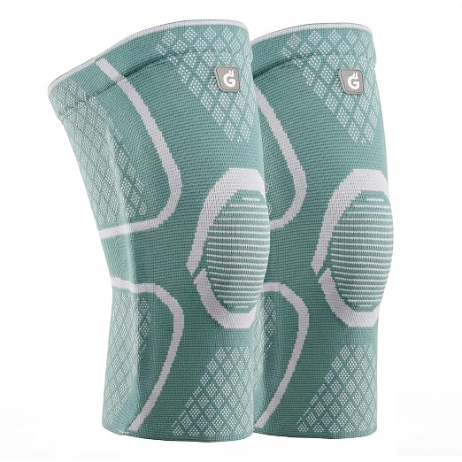 GOOGAH Knee Brace for Women Men - Knee Compression Sleeve for Knee Pain Relief, Arthritis, Meniscus Tear, ACL & MCL Support (2 Pack)
