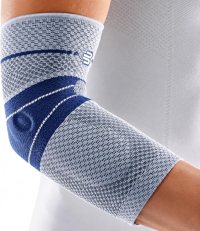 Bauerfeind - EpiTrain - Elbow Support - Breathable Knit Elbow Brace Targeted Compression for Chronic Elbow Pain, Supports Forearm Tendons & Muscles, Golfer's or Tennis Elbow Relief