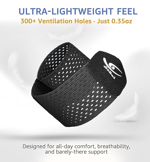 Wrist Compression Wraps 2-Pack, Wrist Brace Wrist Support for Sports, Mouse Hand, Mother's Hand, Carpal Tunnel Arthritis, Tendonitis - Premium Elastic & Breathable Mesh Fabric, One Size (Black)