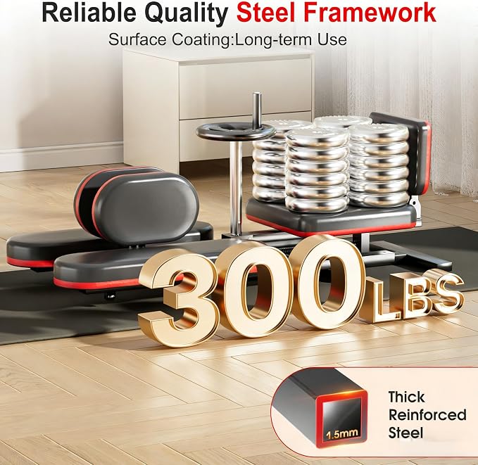 TDH Leg Stretcher, 300LBS Stretcher Machine,210° Adjustable Split Machine | Flexibility Stretching Equipment to Relieving Leg Muscl,Exercise for Everyone