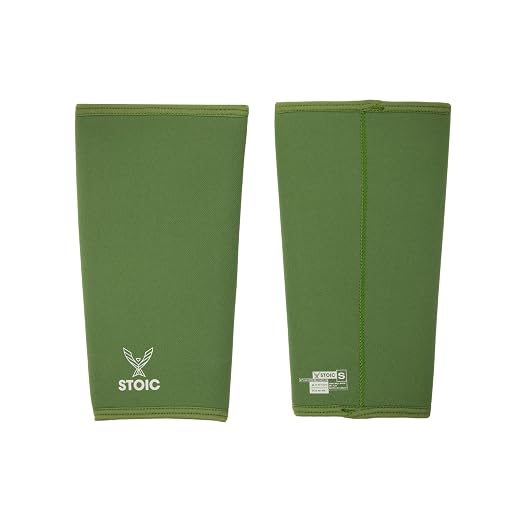 Stoic 7mm Neoprene Knee Sleeves for Men & Women - Olive, X-Small